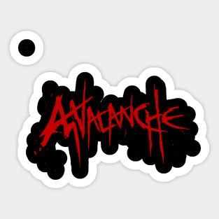 Avalanche Graffiti (Red, Final Fantasy VII Remake) Sticker